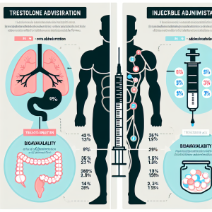 Bioavailability of trestolone acetato: oral vs injectable comparison