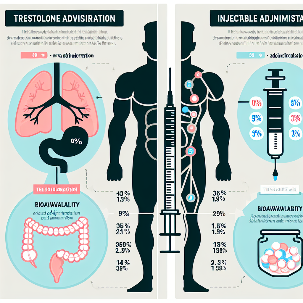 Bioavailability of trestolone acetato: oral vs injectable comparison