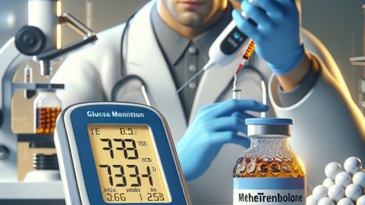 Blood glucose monitoring with methyltrenbolone