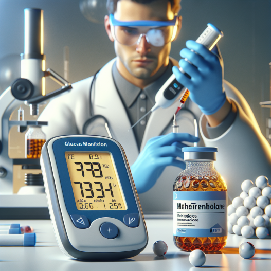 Blood glucose monitoring with methyltrenbolone