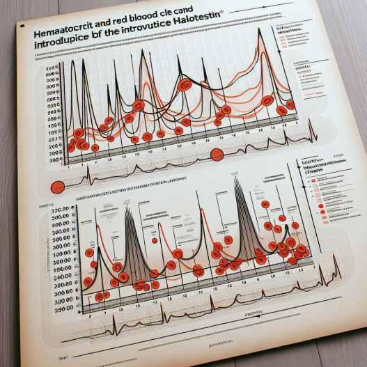 Hematocrit and red blood cell changes from halotestin