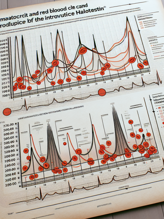 Hematocrit and red blood cell changes from halotestin