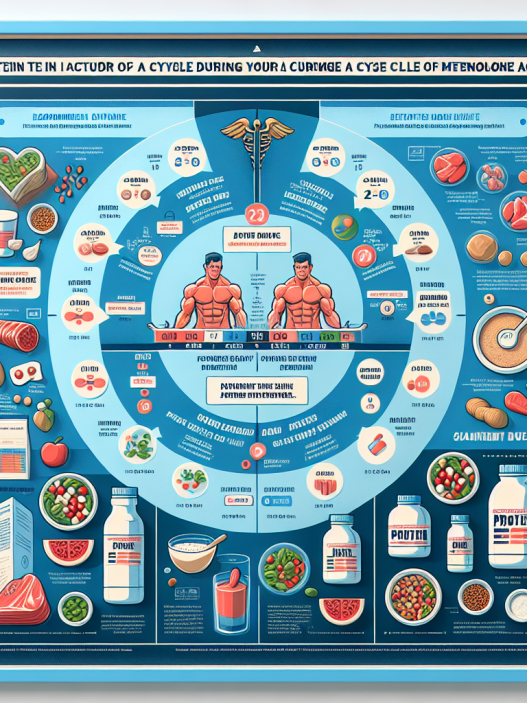 Protein intake recommendations during acetato di metenolone cycle