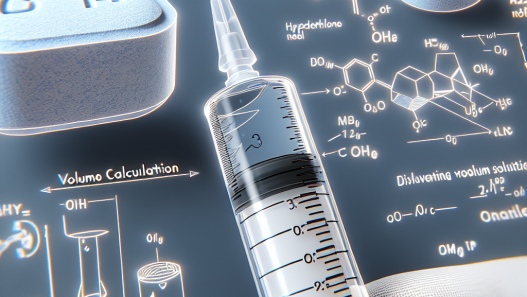 Volume calculation for oxymetholone compresse injections