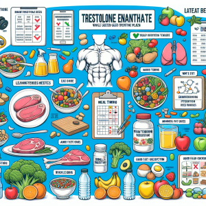Diet optimization while using trestolone enantato