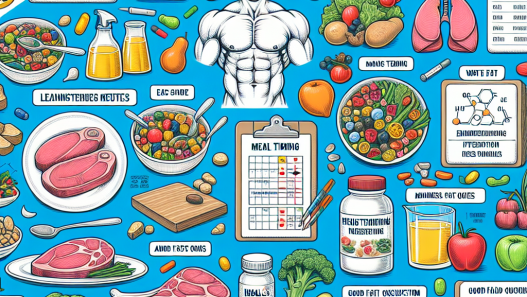 Diet optimization while using trestolone enantato